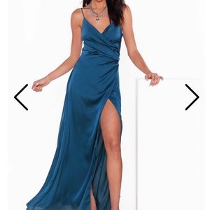 Nasty Gal Teal Dress